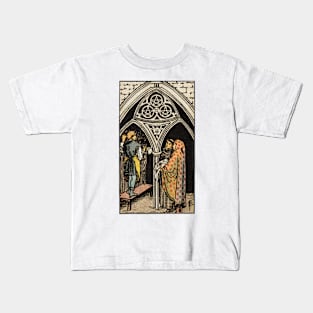 THREE OF PENTACLES Kids T-Shirt